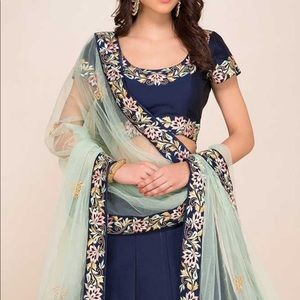 Embroidered Floral Lehenga Choli / Chaniya Choli